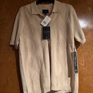 Marc Anthony Men's Soft Touch Tan Polo Shirt